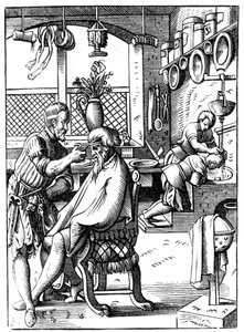 Barber, 16th century 1849 by Jost Amman