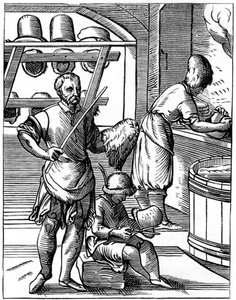 Hatter, 16th century by Jost Amman