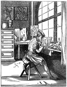 Illuminator, 16th century 1849 by Jost Amman