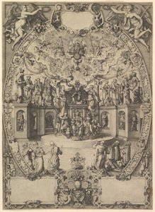 The Apotheosis of Emperor Maximilian II by Jost Ammon