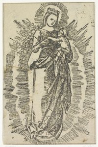 Mary with Christ Child by Jost de Negker