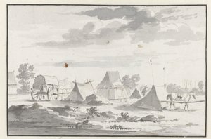 View of an Encampment of the Army of William III near Leuven