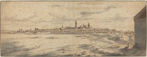 View of Mons, Belgium