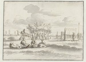 View of an Encampment of the Army of William III near Leuven