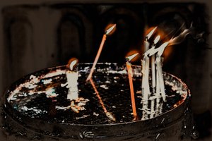 Lit Candles, from the series Church of the Holy Sepulchre