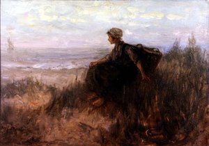 On the Dunes by Jozef  Israels