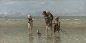 Children of the Sea by Jozef  Israels