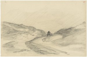 Dune Road with Cart by Jozef Israëls
