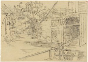 Farm with a Barn by Jozef Israëls