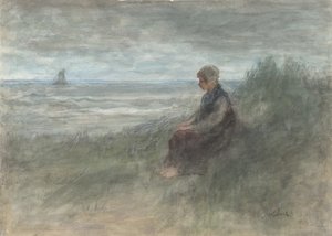 Girl in the Dunes by Jozef Israëls