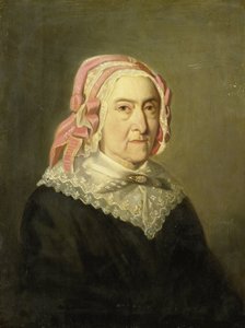 Sientje Nijkerk-Servaas at the Age of 90, 1857 by Jozef Israëls