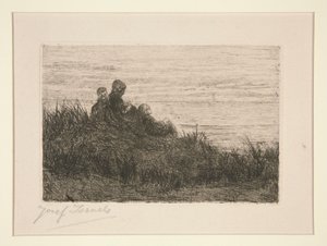 The Children on the Dunes by Jozef Israëls