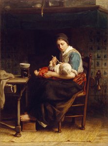 The Cottage Madonna, c.1867 by Jozef Israëls