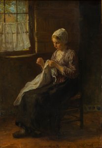 The Young Seamstress by Jozef Israëls
