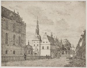 The Carousel Yard at Frederiksborg by Jørgen Roed