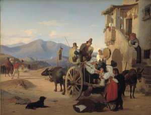 Roman Peasants Going to Market