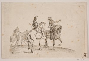 Three Uniformed Riders by Jørgen V. Sonne