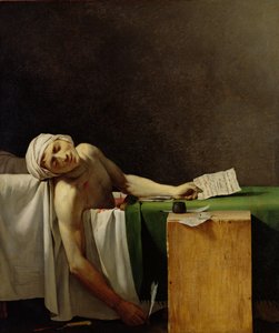 The Death of Marat, after the original by Jacques-Louis David