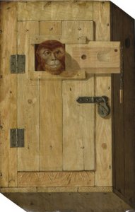 Monkey in a Wooden Box