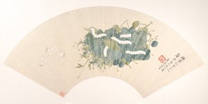 Silkworm, Dated 1859 by Ju Chao