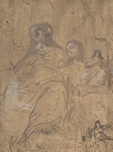 Studies for the Assumption of the Virgin, 1657-60