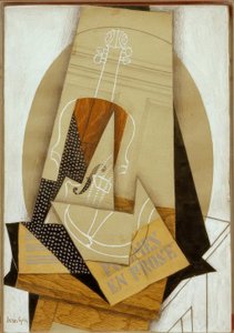 Composition of the Violin by Juan Gris