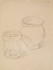 Glass and Vase