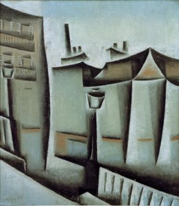 Houses in Paris by Juan Gris