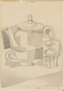 Still Life with Teapot by Juan Gris