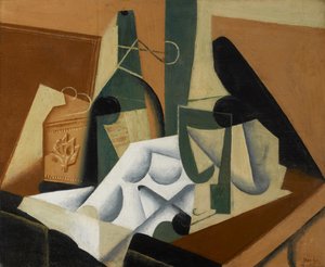 The White Tablecloth by Juan Gris