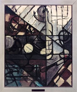 The bottle of Bordeaux by Juan Gris