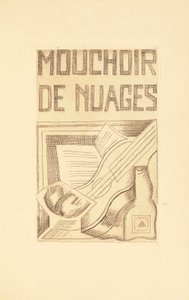Title page for Mouchoir de Nuages by Tristan Tzara, 1925 by Juan Gris