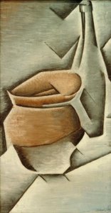 Pot and Bottle by Juan Gris