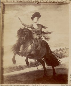 Velazquez. Prince Balthazar Charles on Horseback (at the Prado Museum) by Juan Laurent