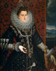 Isabelle Claire Eugenie of Austria by Juan Pantoja de la Cruz