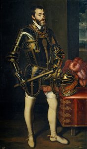 Portrait of Charles V of Spain 1500-1558 by Juan Pantoja de la Cruz