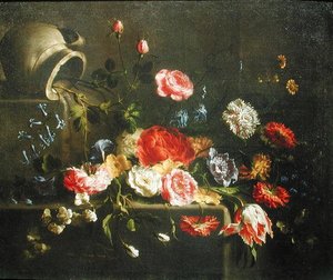 Flowers Fallen from a Pitcher by Juan de Arellano