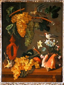 Still-life with Grapes by Juan de Espinosa
