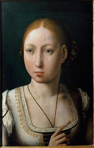 Portrait of Joanna I of Castile by Juan de Flandes