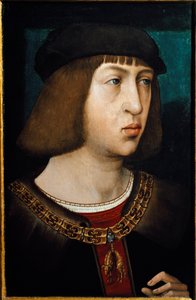 Portrait of the King of Castile Philip I (Philip of Habsburg called Philip the Beautiful) by Juan de Flandes