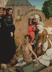 The Resurrection of Lazarus by Juan de Flandes