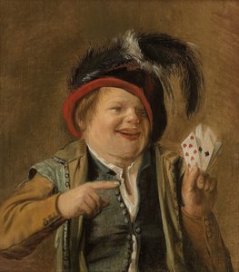 A Card Player by Judith (circle of) Leyster