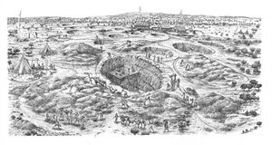 Neolithic Flint Mine, Easton Down, Wiltshire by Judith Dobie