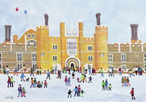 Hampton Court Front, 1991 by Judy Joel