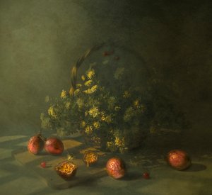 Moody Passion Fruit Flowers