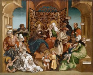 The Holy Kinship by Jörg Breu the Younger