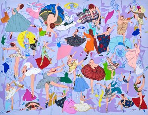 Colorful Ballet Dancers