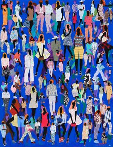 Colorful Fashion Crowd