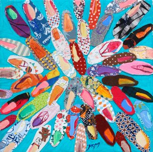 Colorful Patterned Slippers