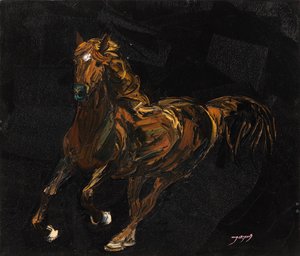 Dynamic Chestnut Horse
